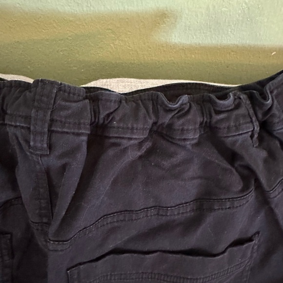 Lane Bryant Black Cotton Bermuda Shorts - Picture 3 of 4